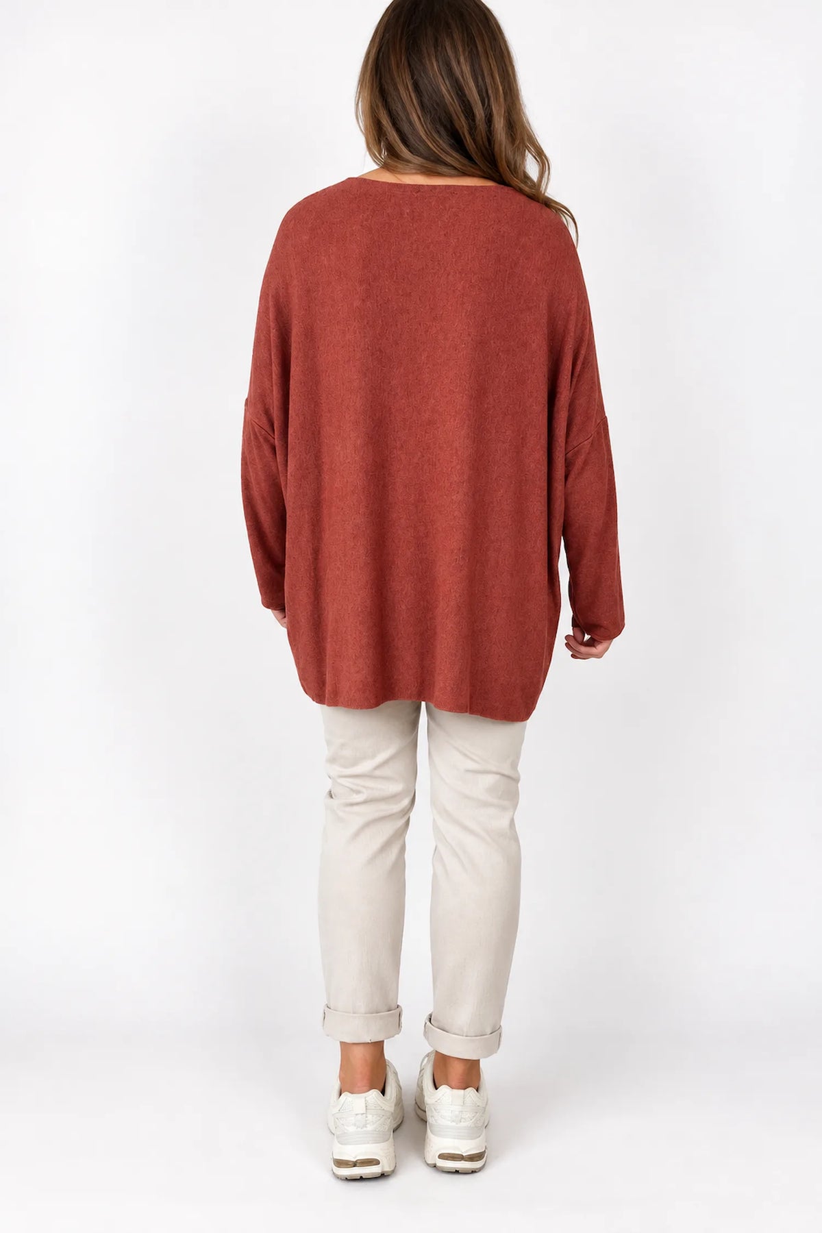 Soft Knit Tuscany Top - Spice Terracotta