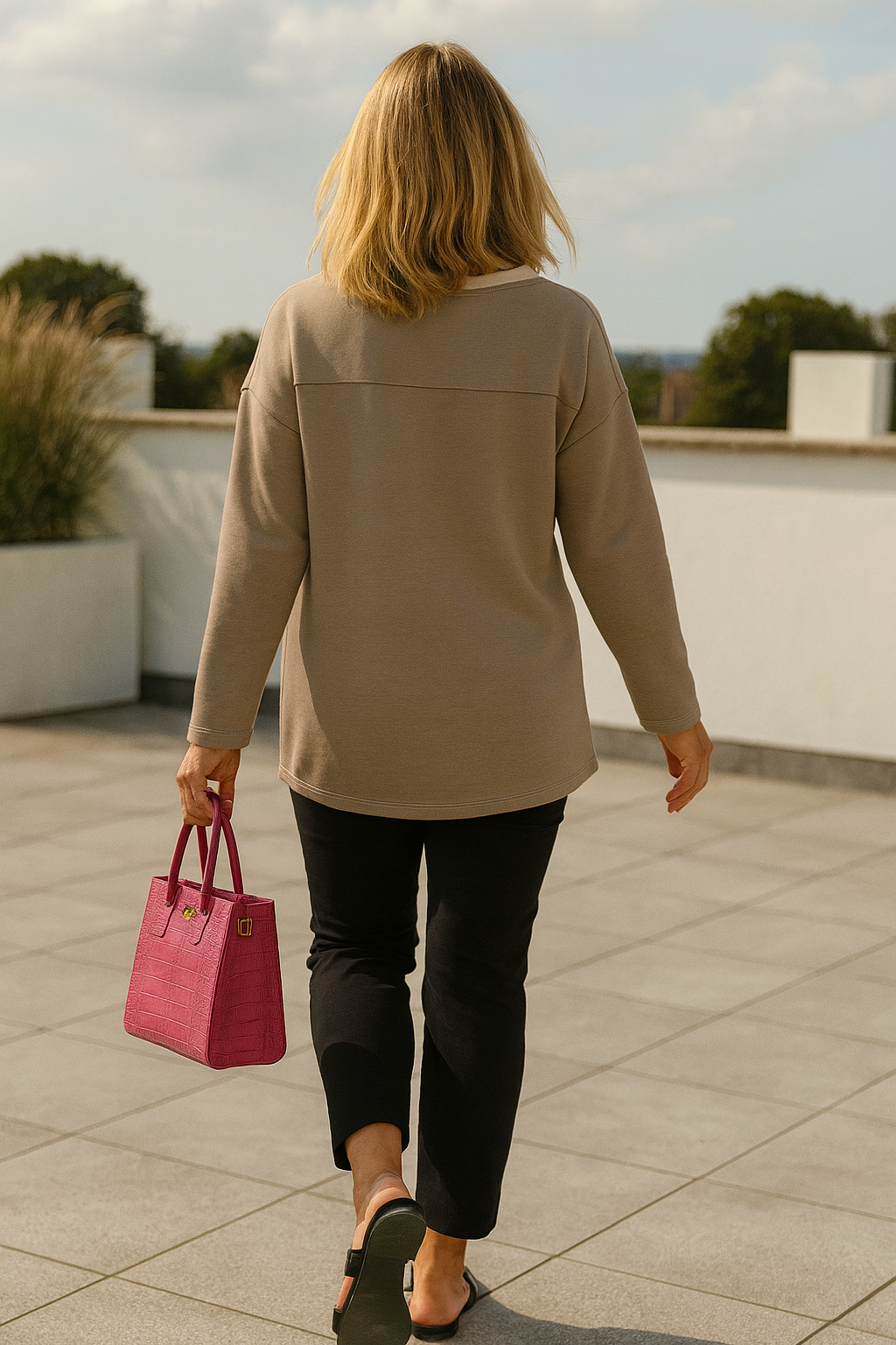 Golden Fleur Aurelia Bloom Top - Mocha