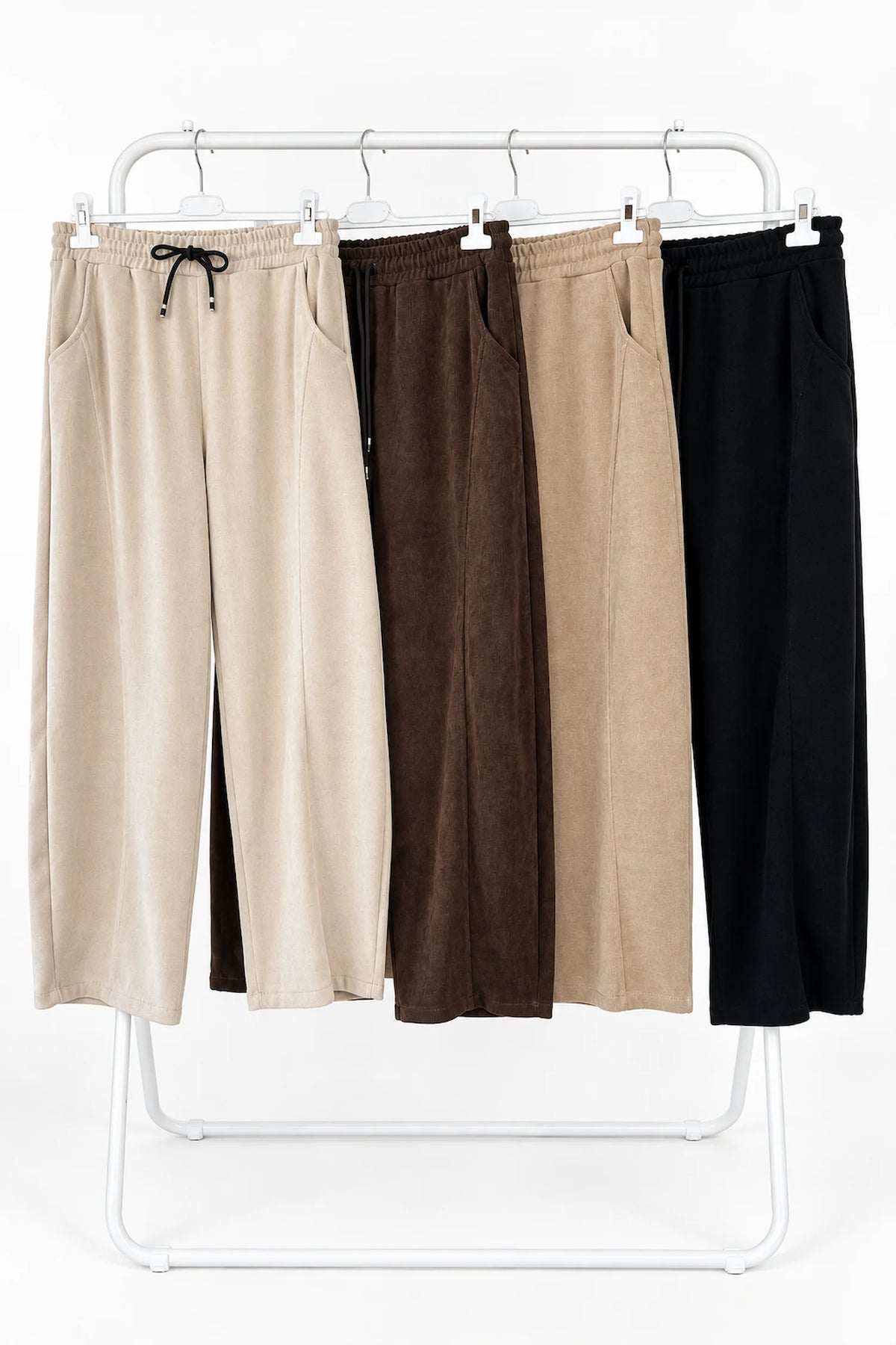 Chenille Seam Front Double Pocket Carletta Pant - Mocha