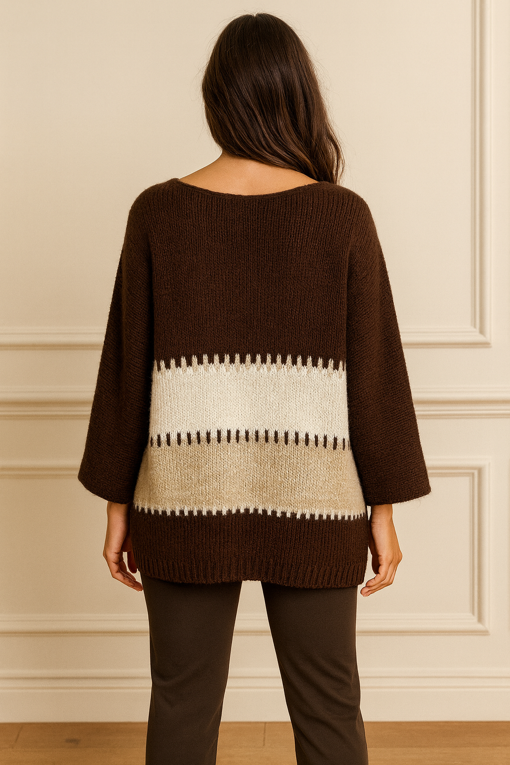 Lamiar Soft Knit Jumper - Chocolate