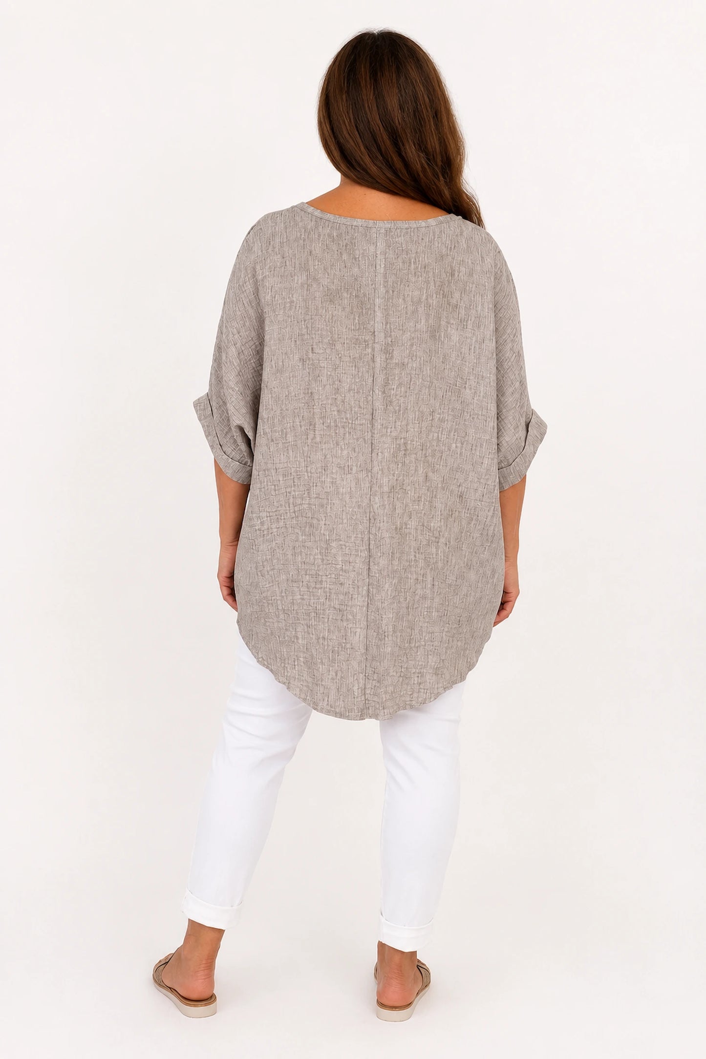 Micha Necklace Top - Washed Mocha