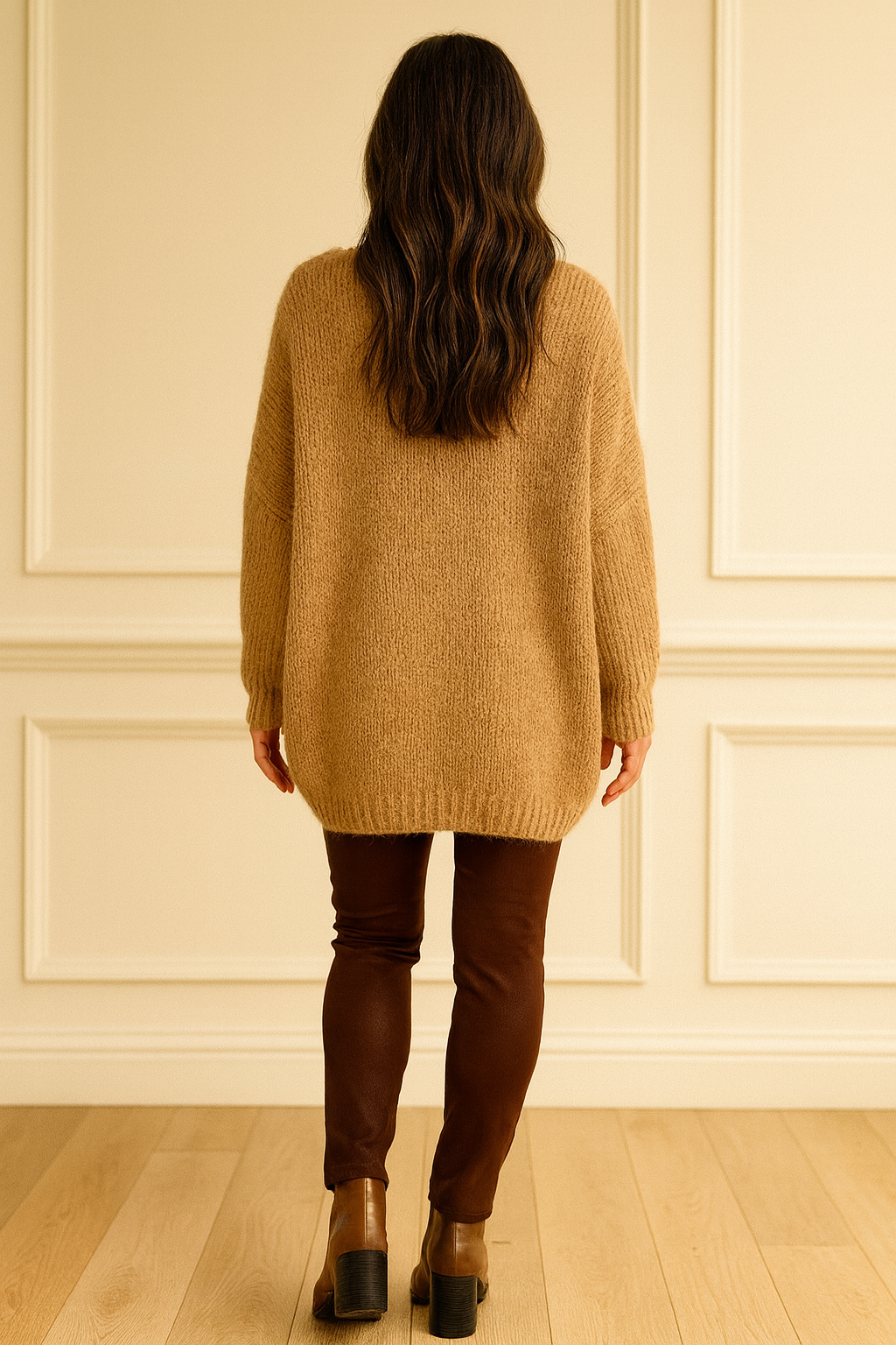 Gold Star Floressi Premium Knit Jumper - Chestnut
