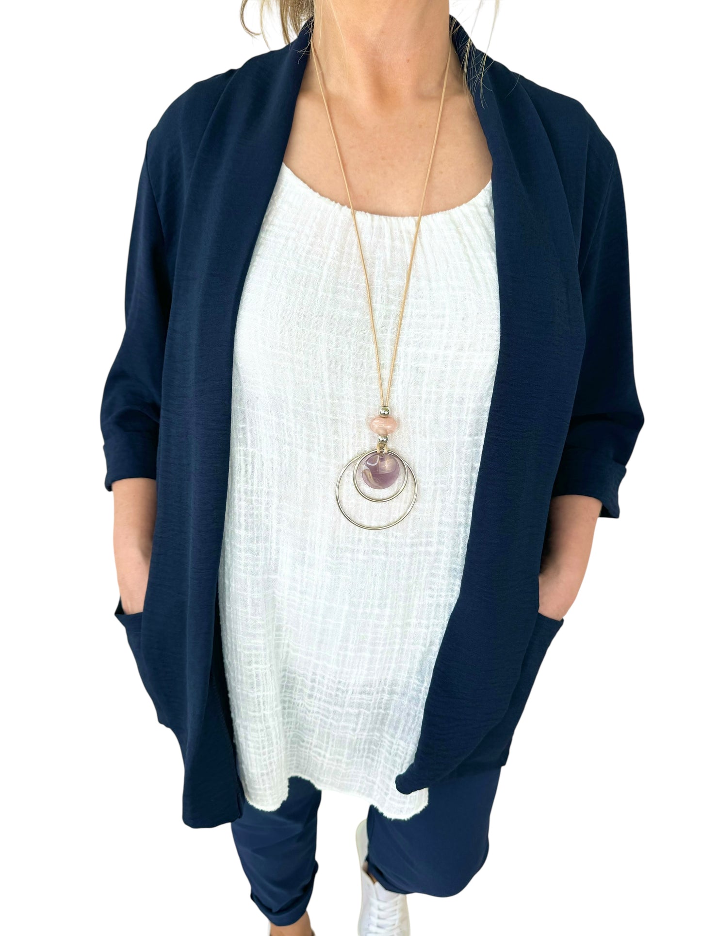 Lavinia Italia Blazer - Navy