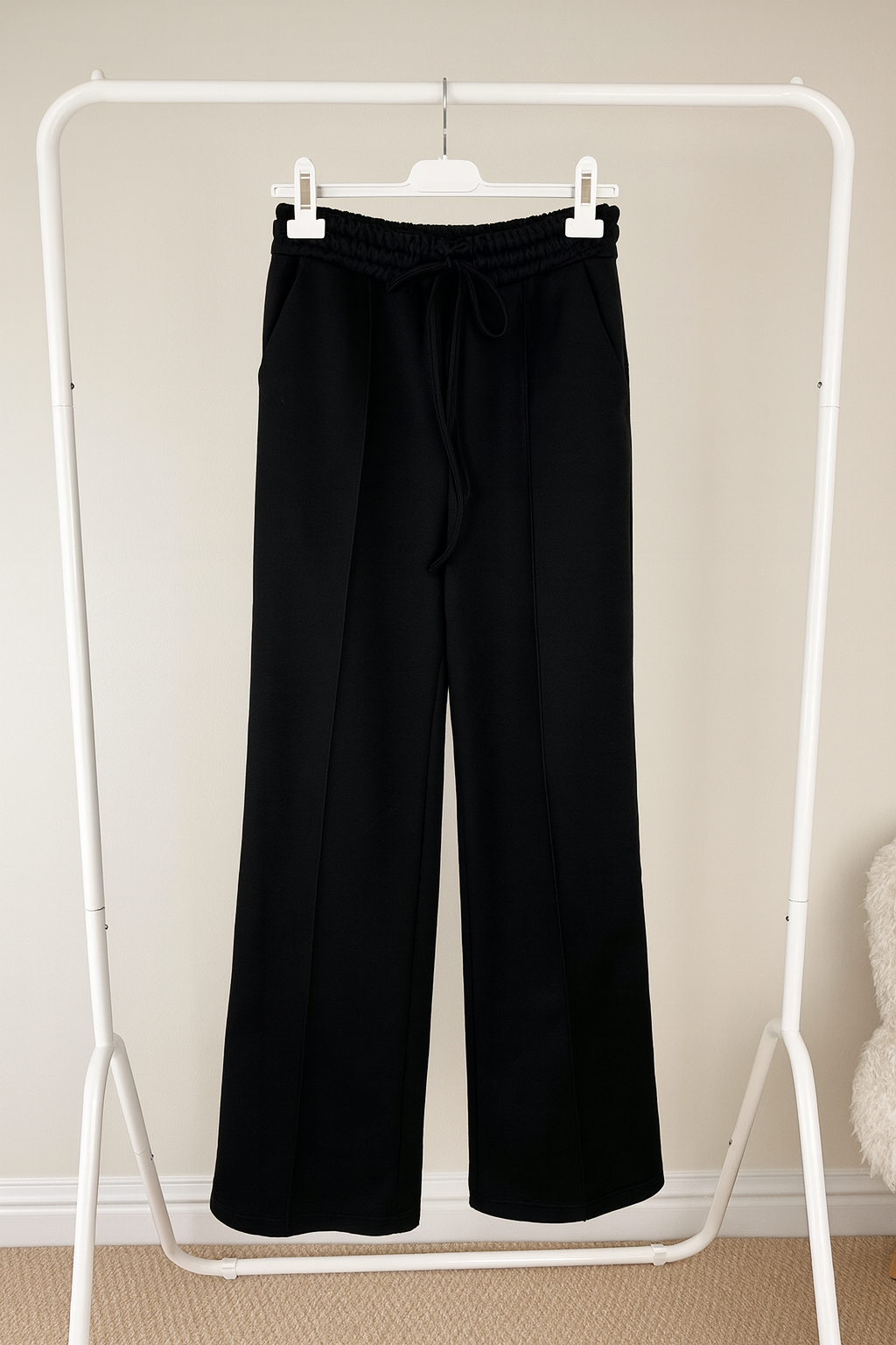 Seam Front Allegra Pant - Black
