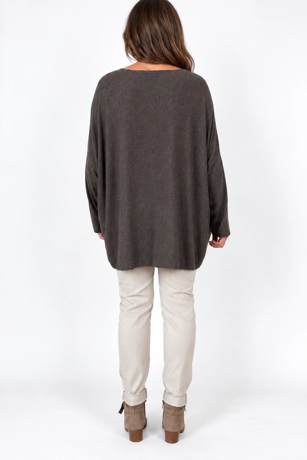 Soft Knit Tuscany Top - Chocolate