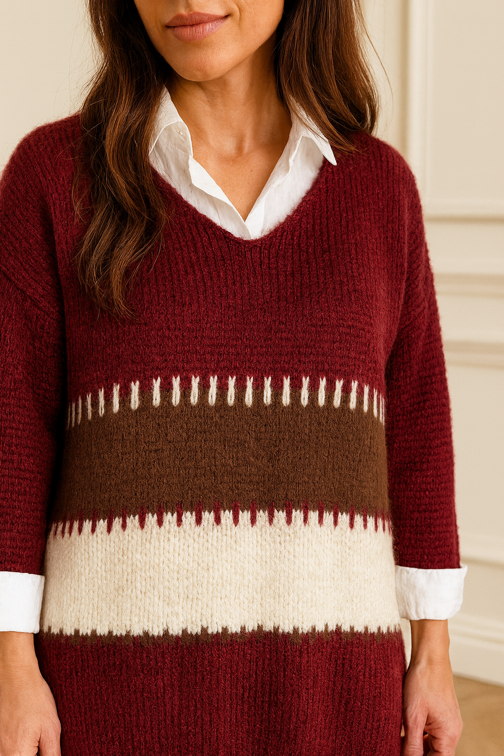 Lamiar Soft Knit Jumper - Wine