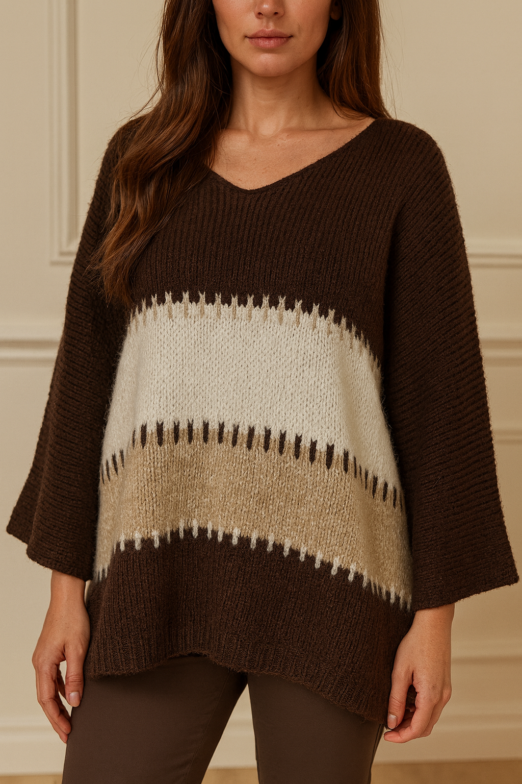 Lamiar Soft Knit Jumper - Chocolate
