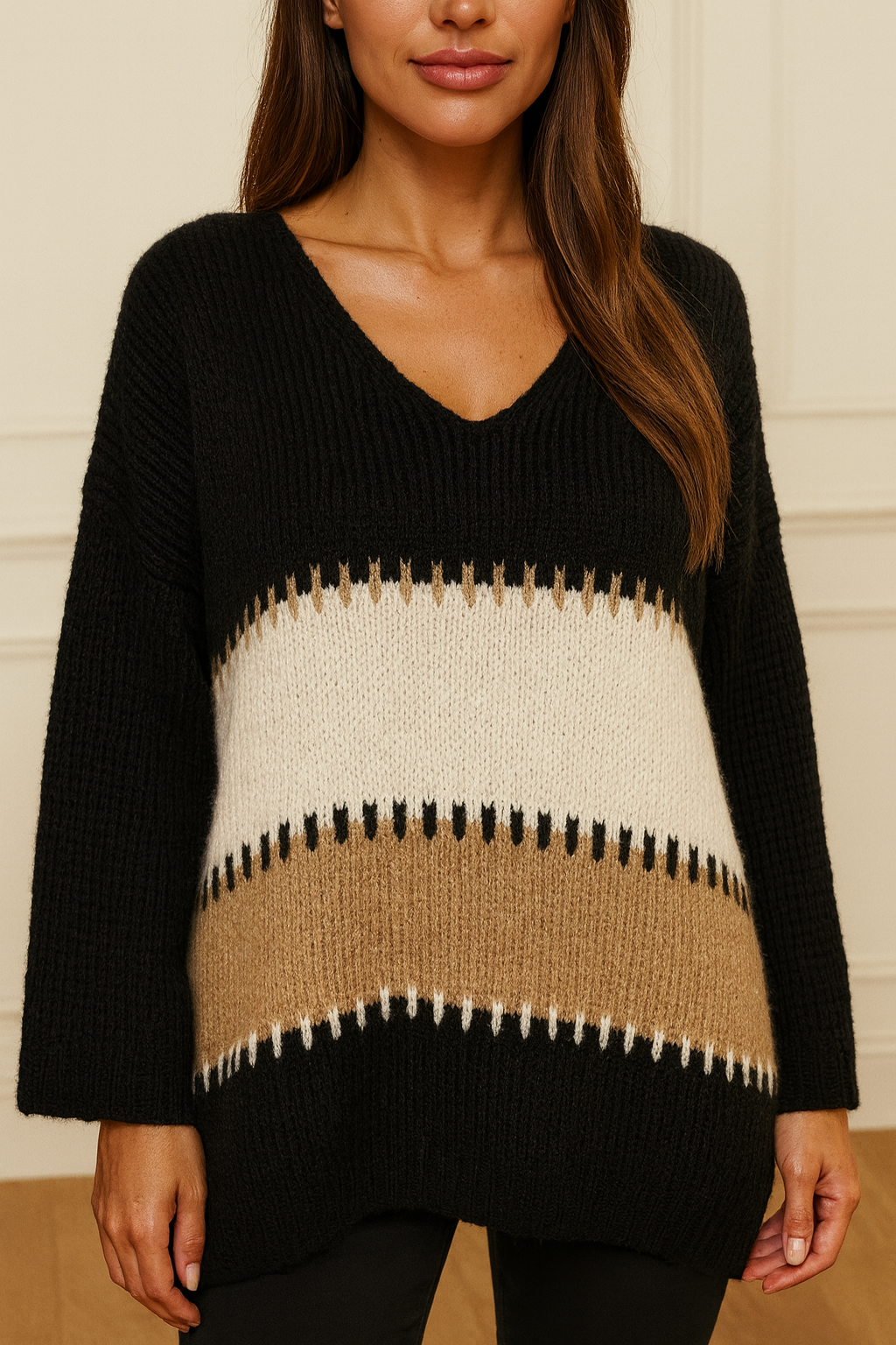Lamiar Soft Knit Jumper - Black