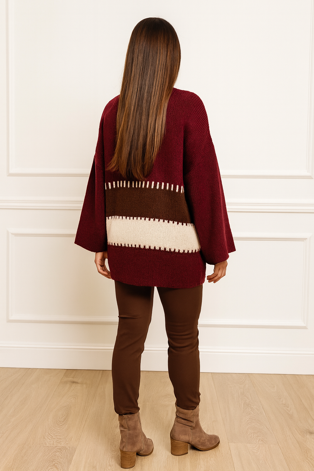 Lamiar Soft Knit Jumper - Wine