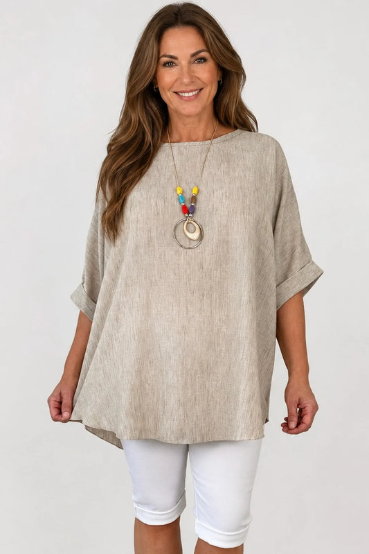 Micha Necklace Top - Washed Stone