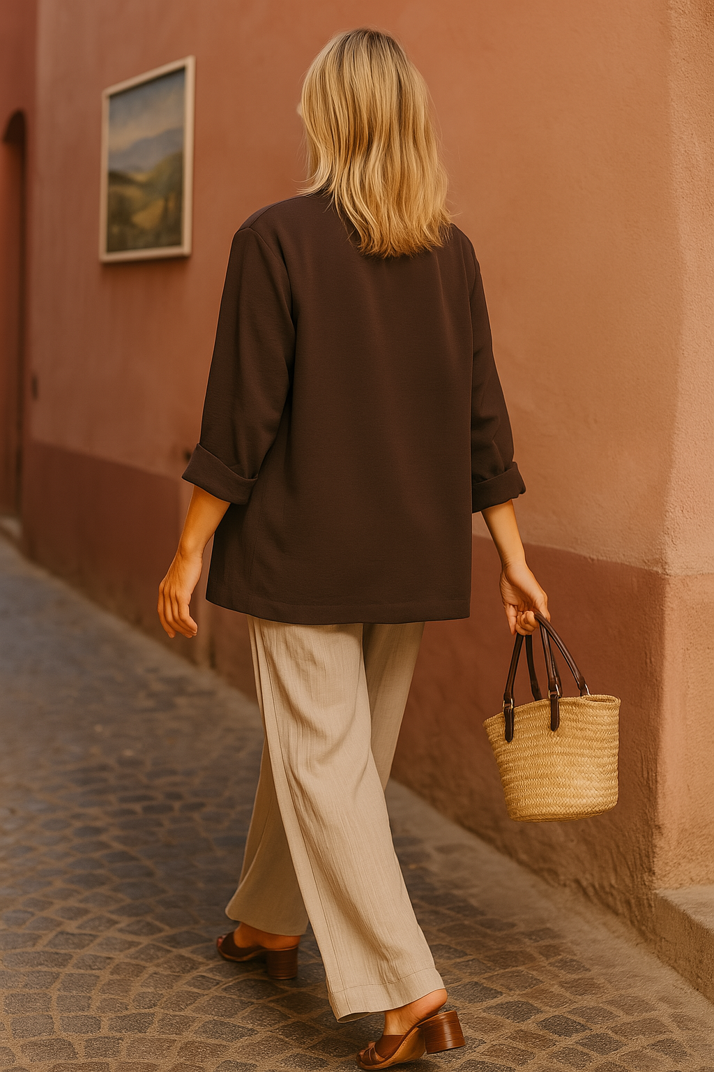 Lavinia Italia Blazer - Chocolate