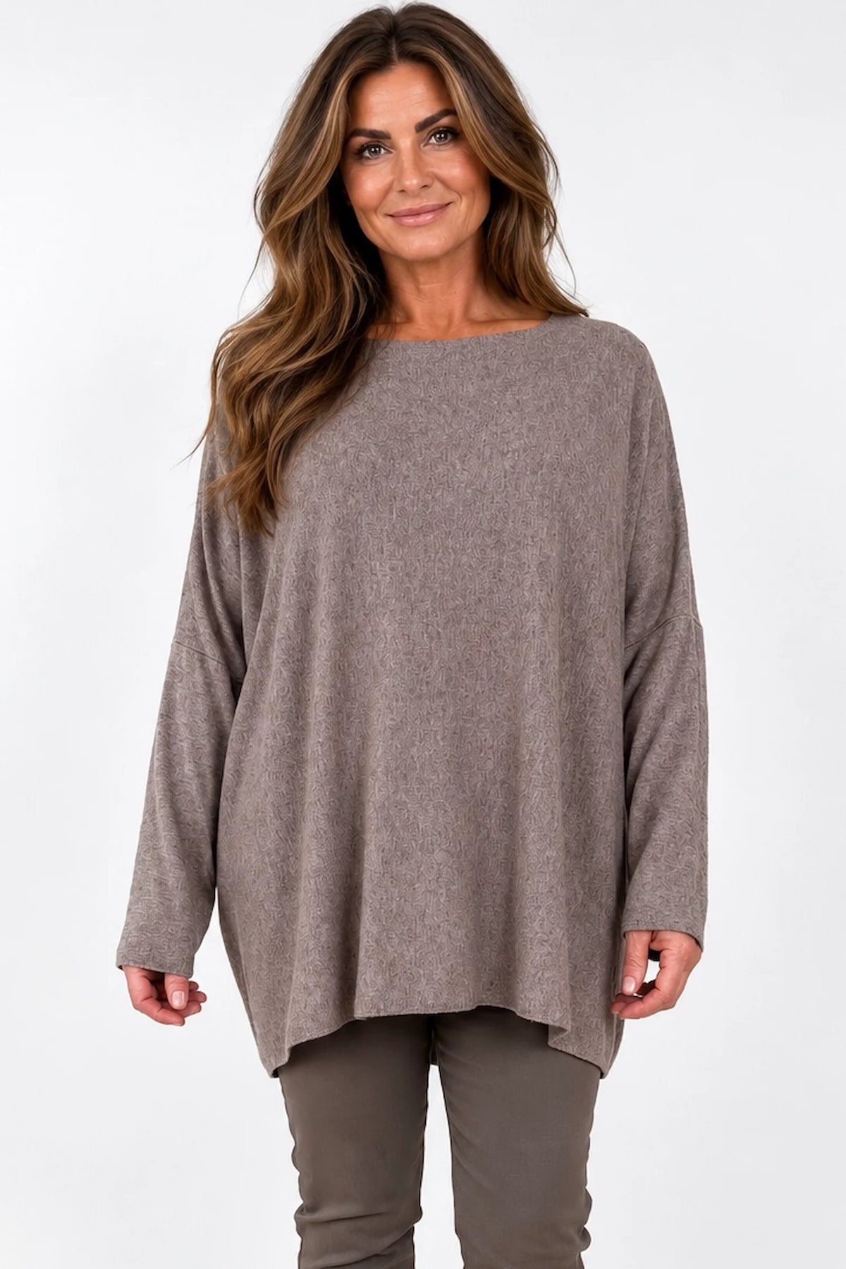 Soft Knit Tuscany Top - Mocha