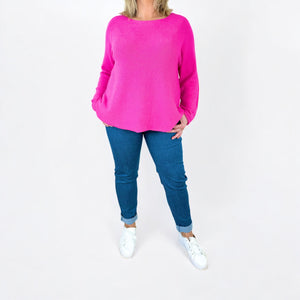 Soft Knit Spring Venice Jumper - Cerys Pink