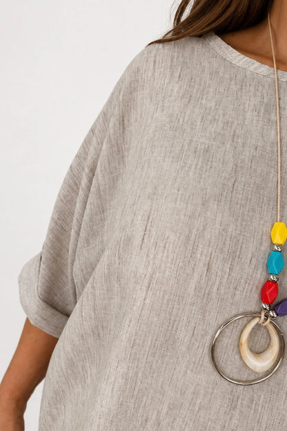 Micha Necklace Top - Washed Stone