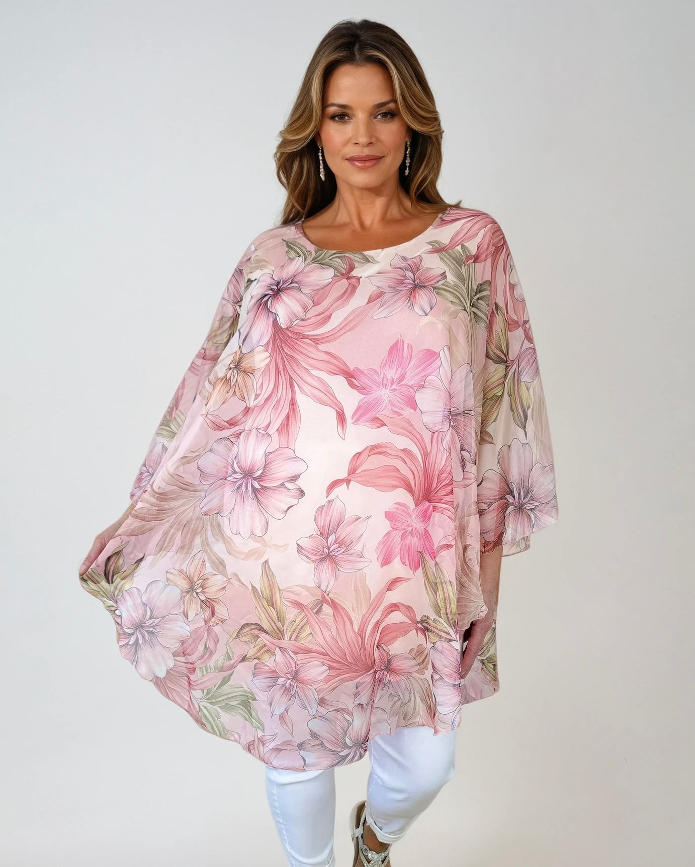 Fully Lined Sarissa Chiffon - Petal Pink