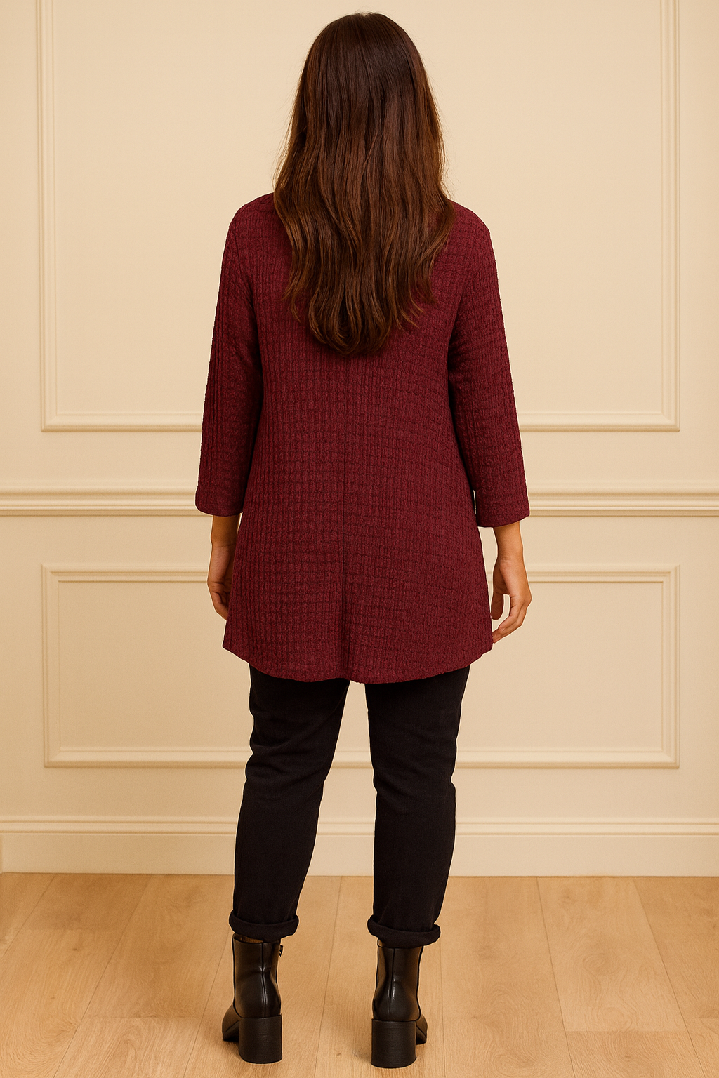 Felicity Necklace Top - Wine