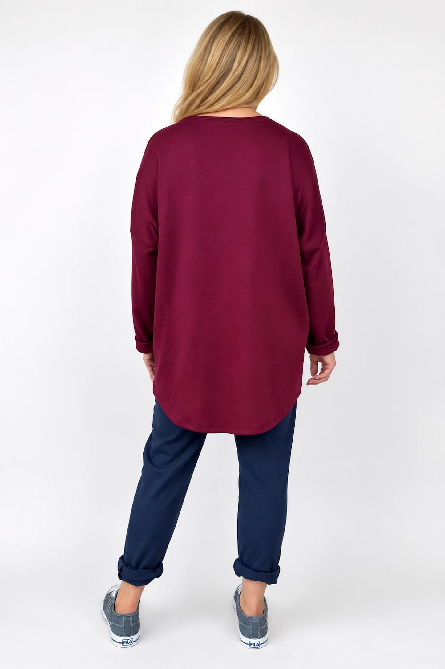 Florenzi Everyday Necklace Top - Wine