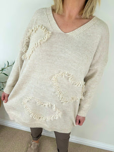 Soft Knit Gianna Heart Jumper AW24