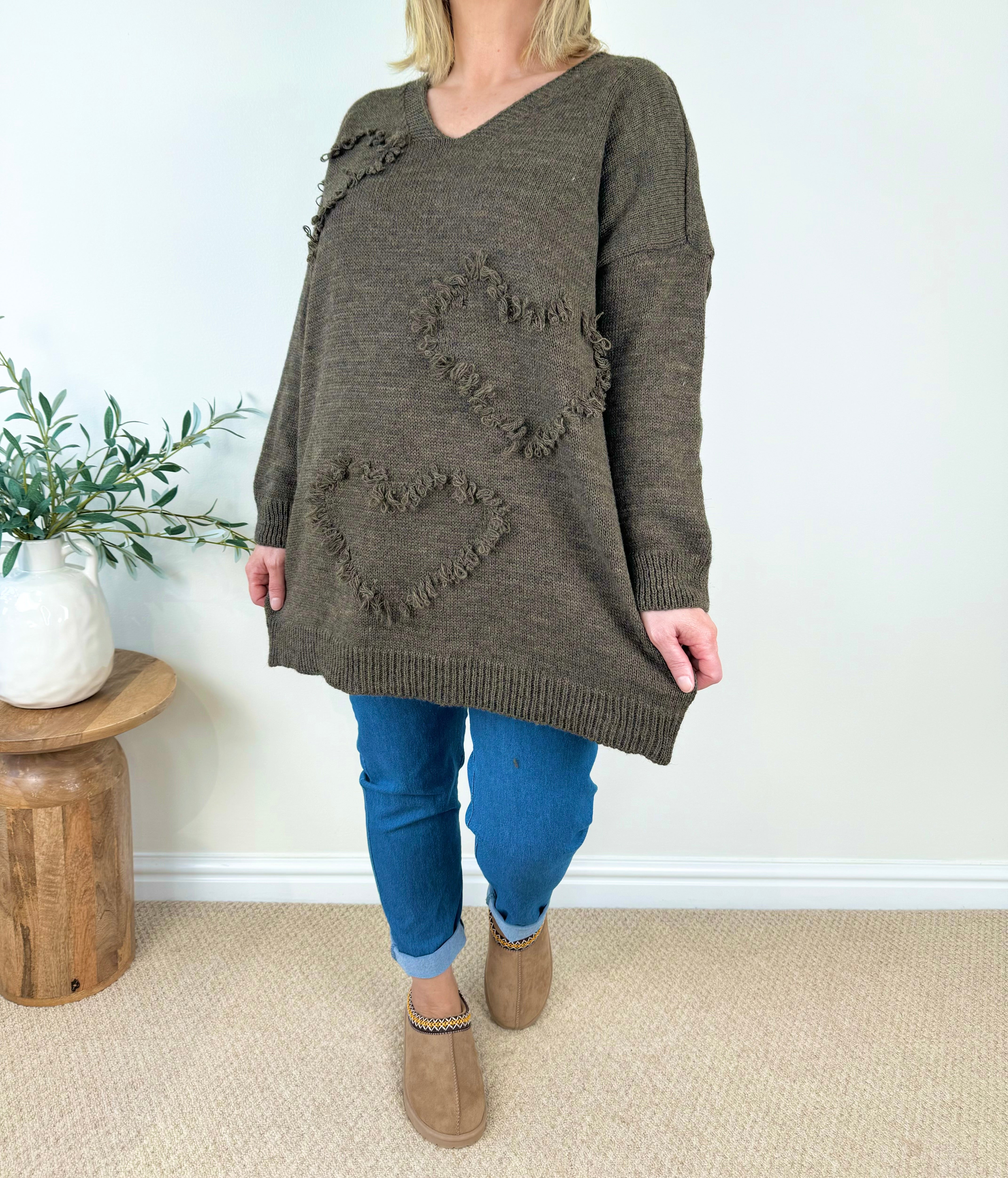 Soft Knit Gianna Heart Jumper AW24