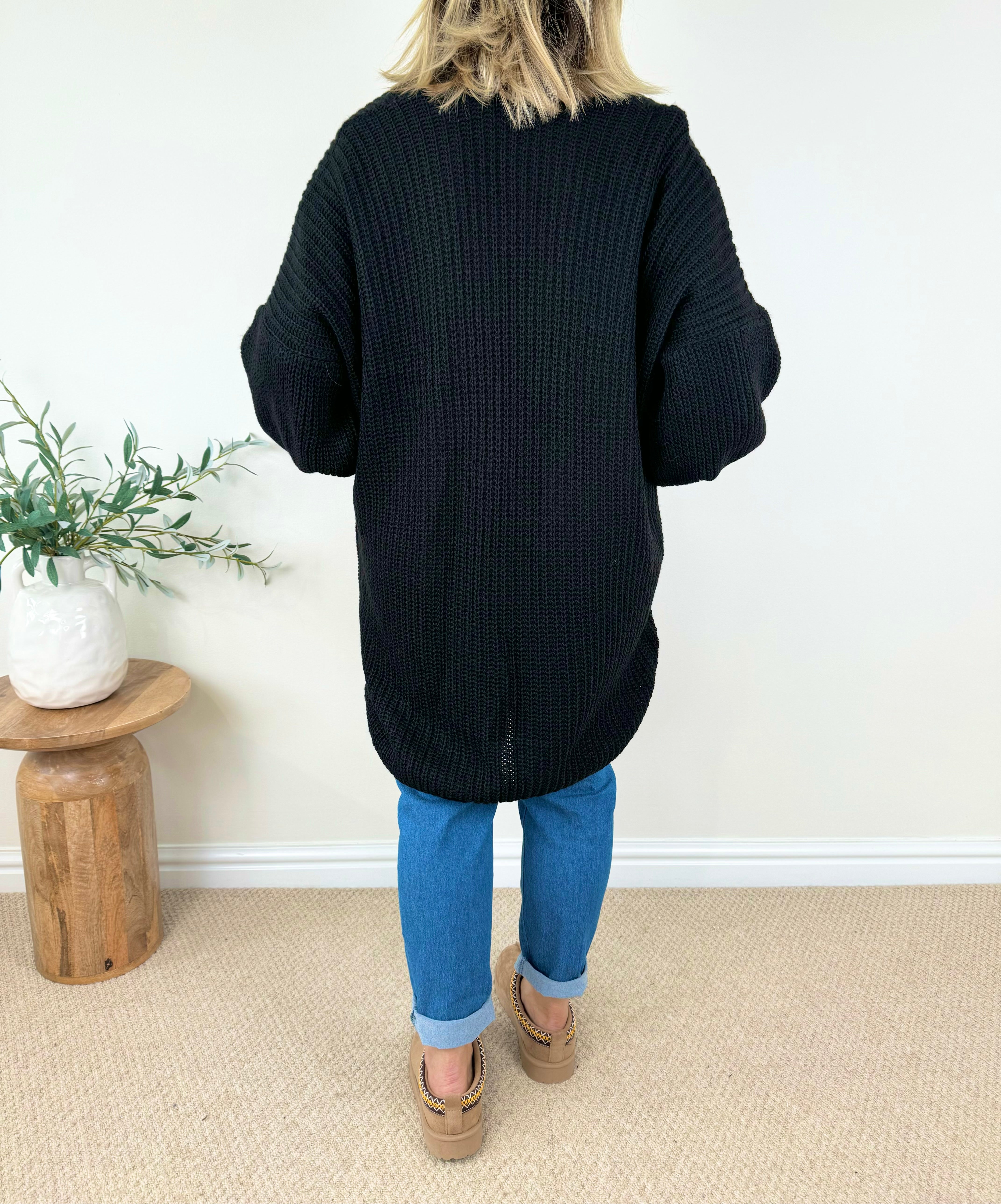 Long Line Double Pocket Aurora Cardigan AW24