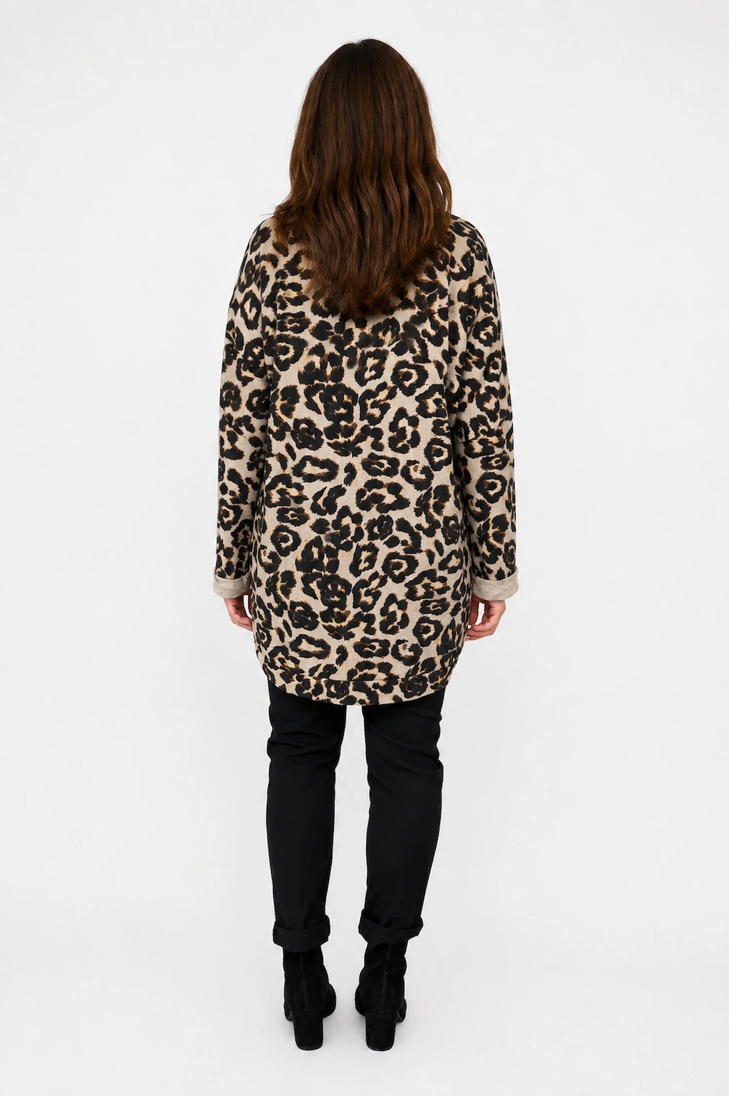 Pure Cotton Divera Leopard Top - Beige