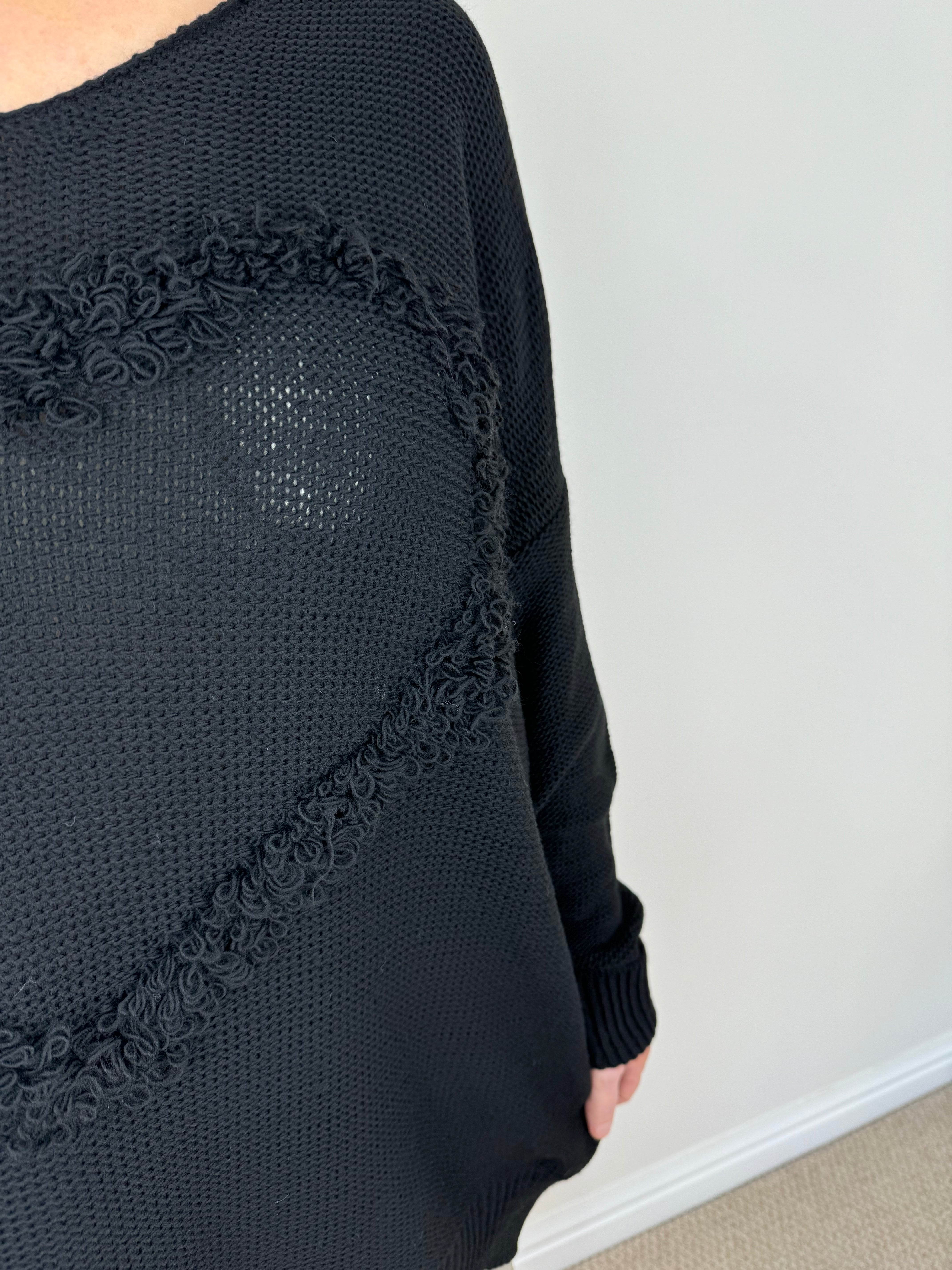 Roxy Wool Mix Fine Knit Heart Jumper AW24