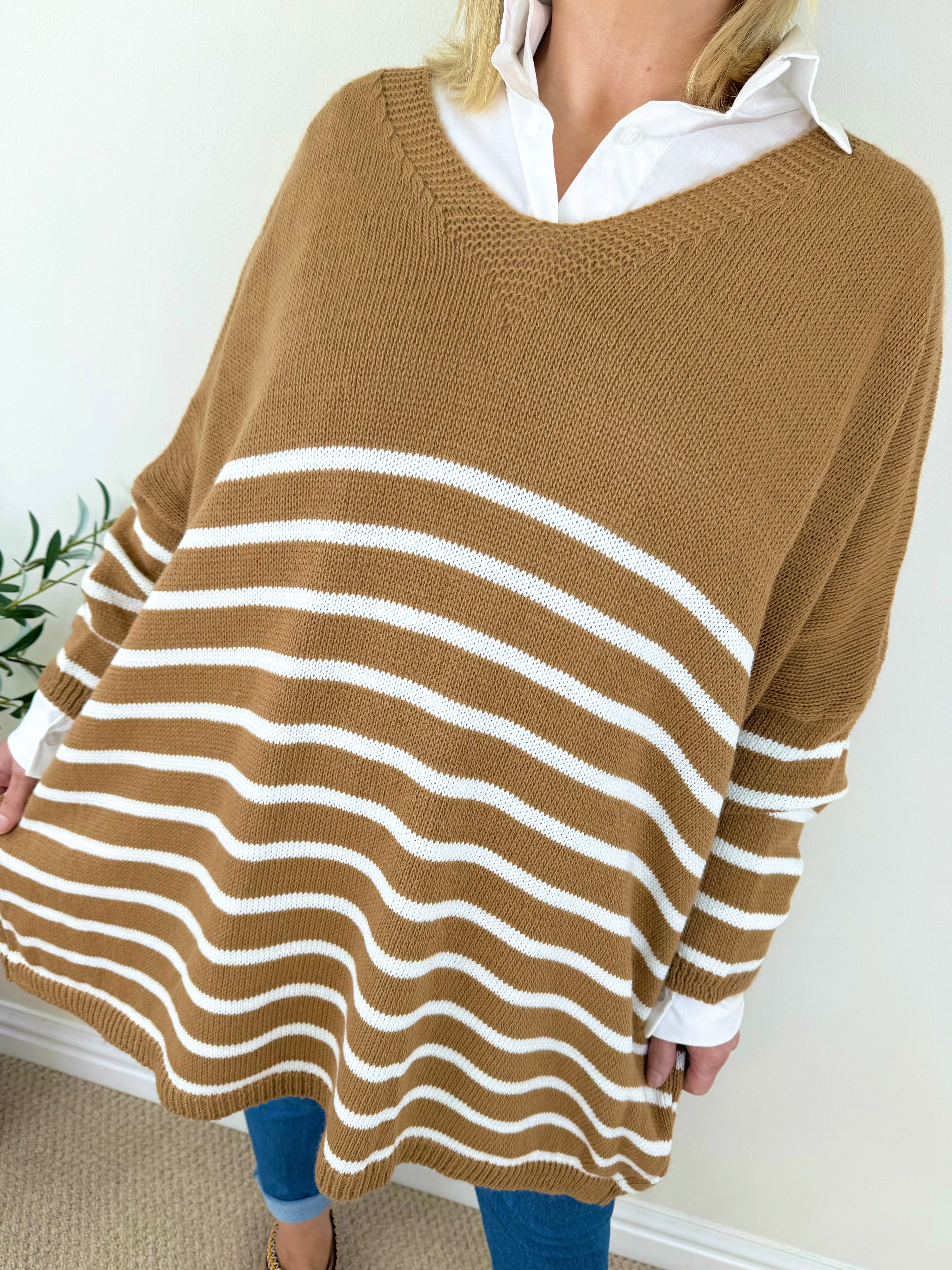 Striped Diana Cosy Knit Jumper AW24