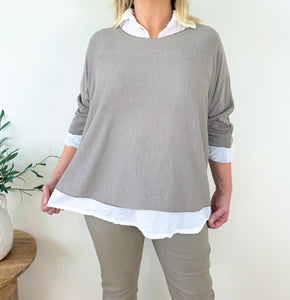 Pure Cotton Two In One Monaco Top AW24