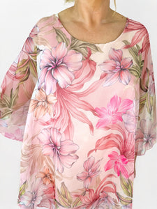 Fully Lined Sarissa Chiffon - Petal Pink