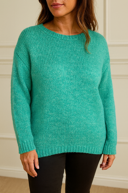 Luxury Knit Olivia Jumper - Mint