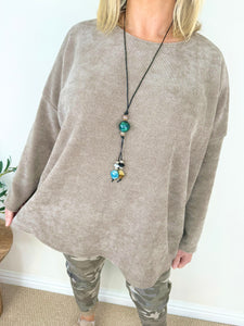 Chenille Arilla Necklace Top AW24