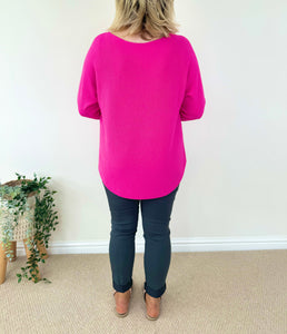 Wool Mix Soft Knit Paris Jumper