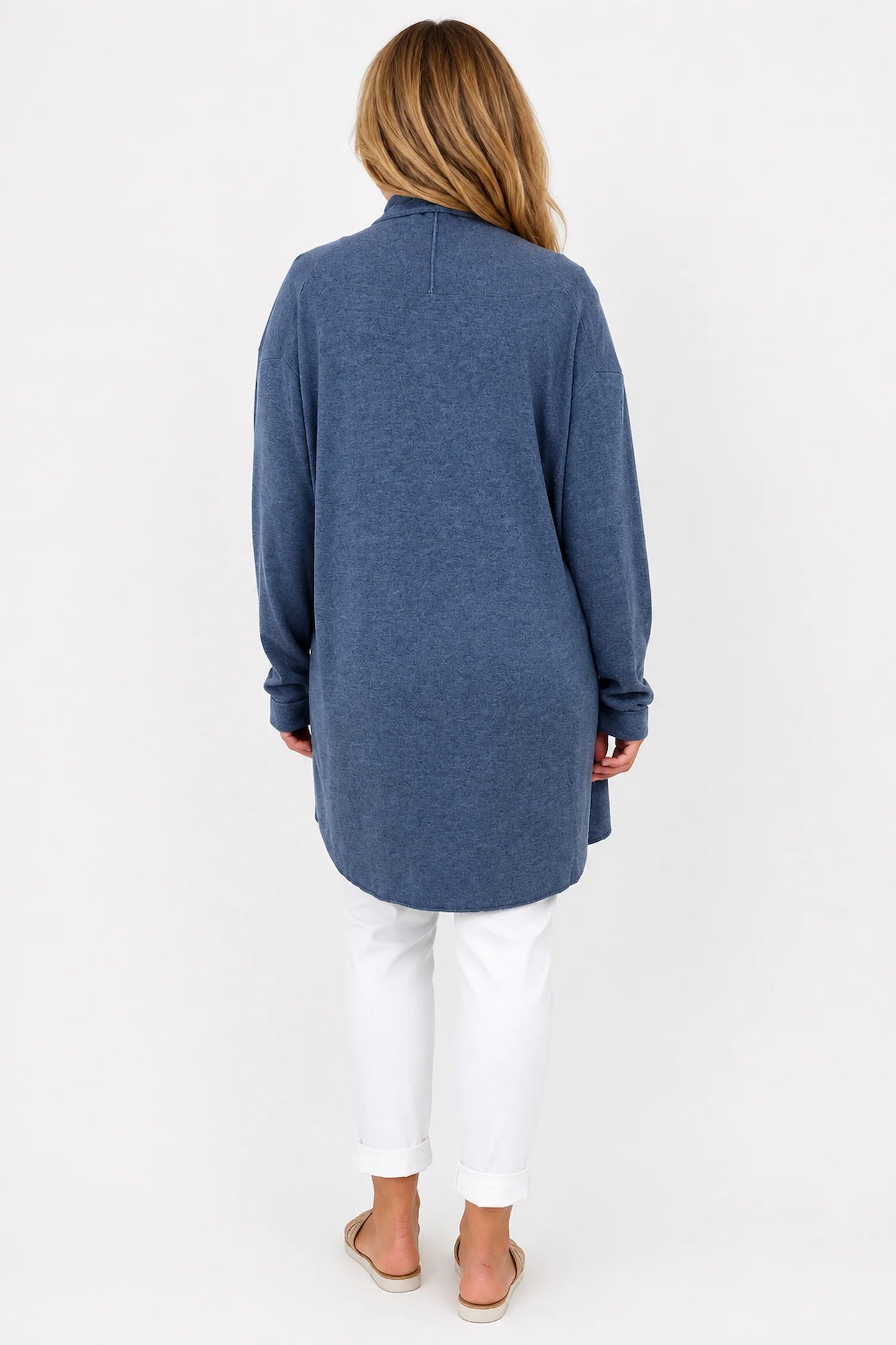 Soft Knit Tropez Cardigan - Denim