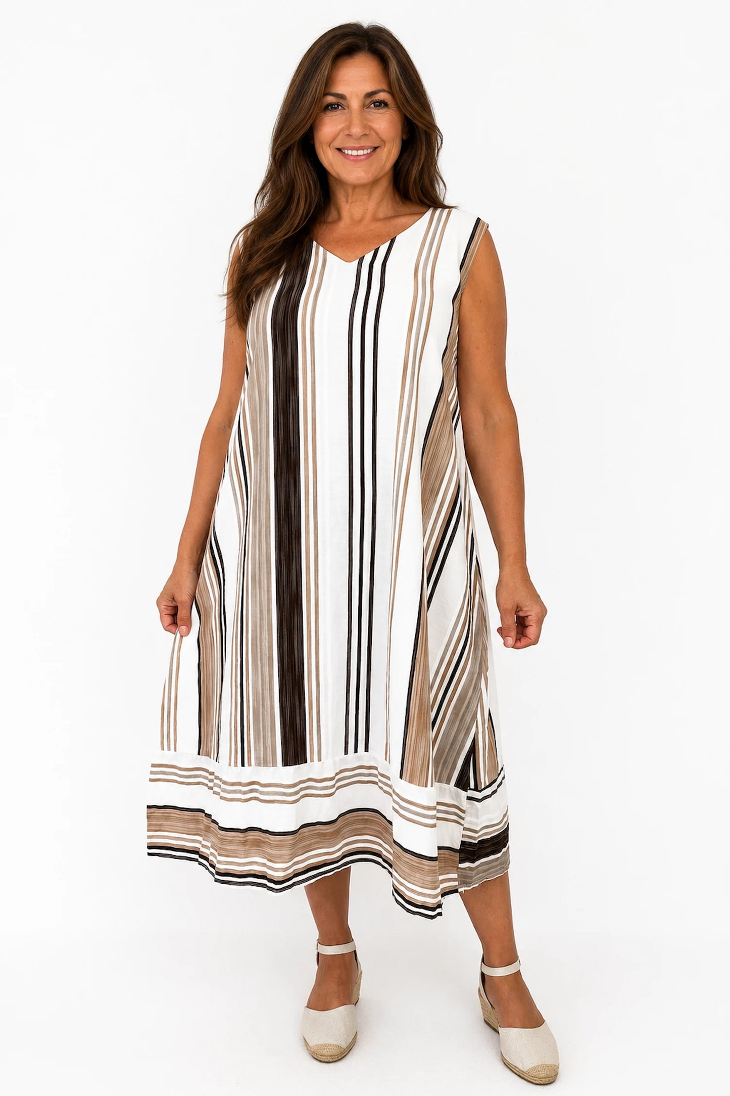 Tie Back Primrose Dress - White