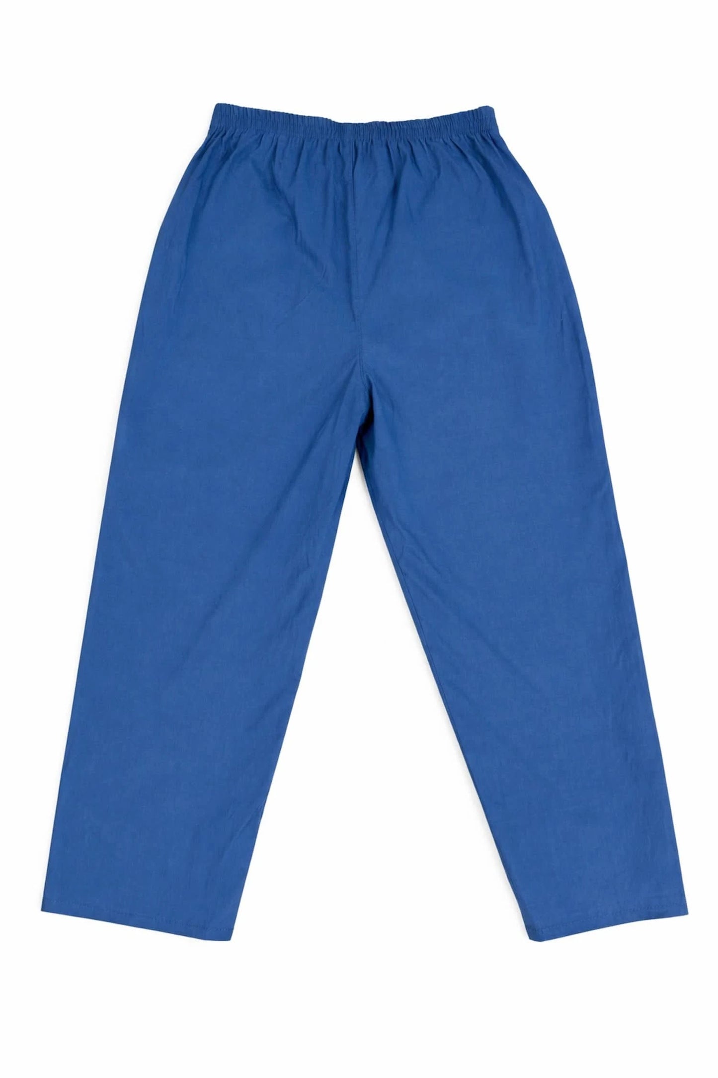 Cotton Double Zipped Pocket Cherry Berry Pants - Denim