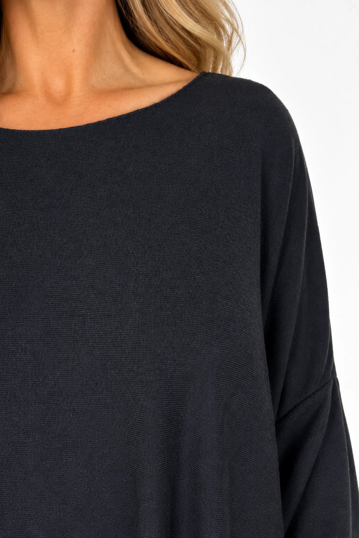 Soft Knit Tuscany Top - Black