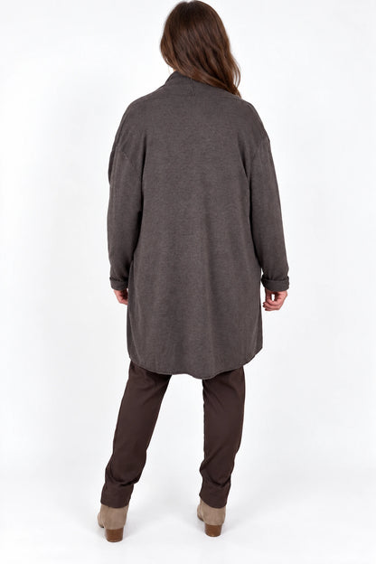 Soft Knit Tropez Cardigan - Chocolate