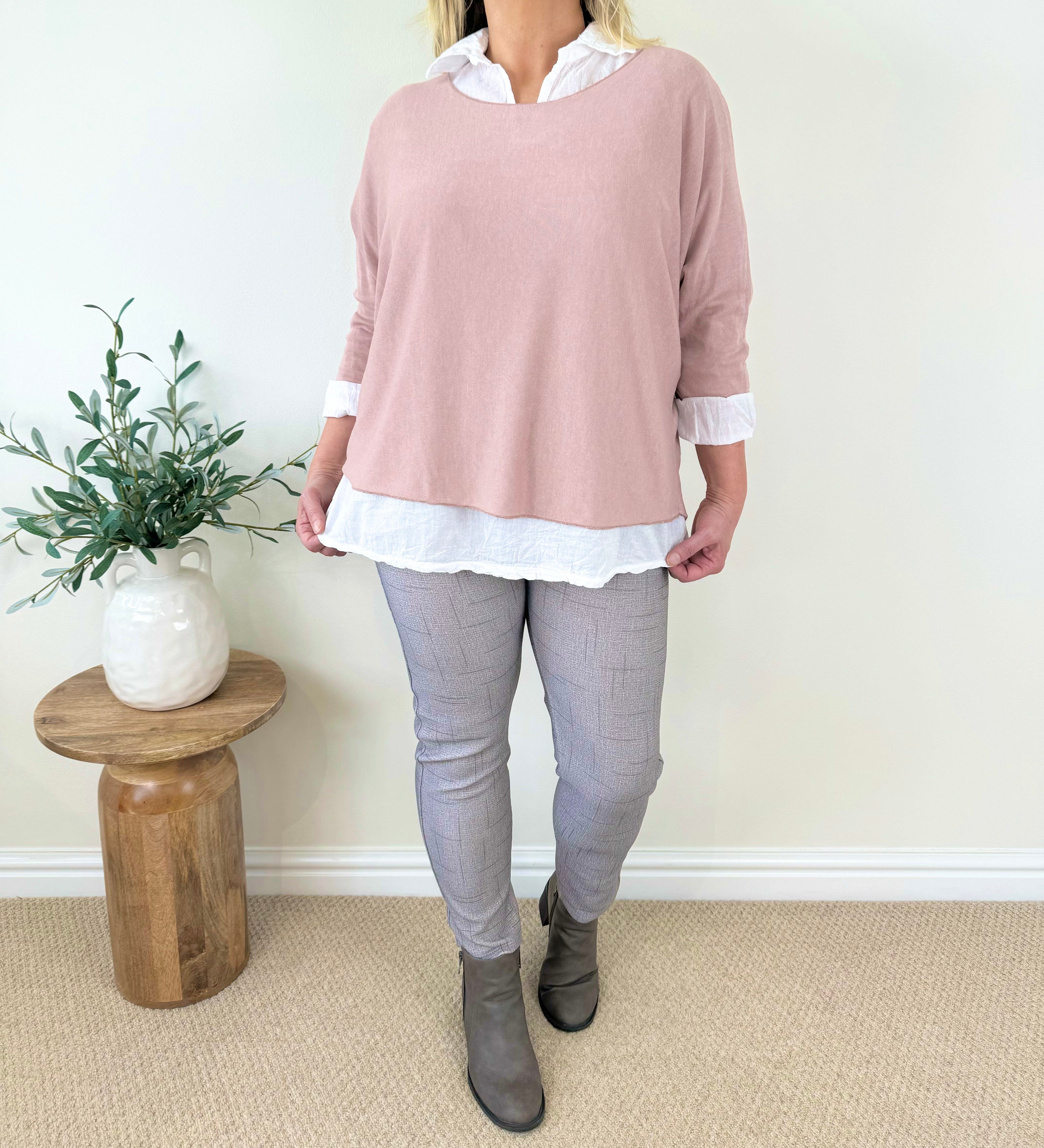 Pure Cotton Two In One Monaco Top AW24