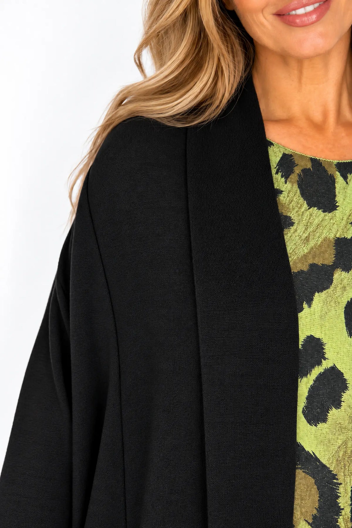 Soft Knit Tropez Cardigan - Black