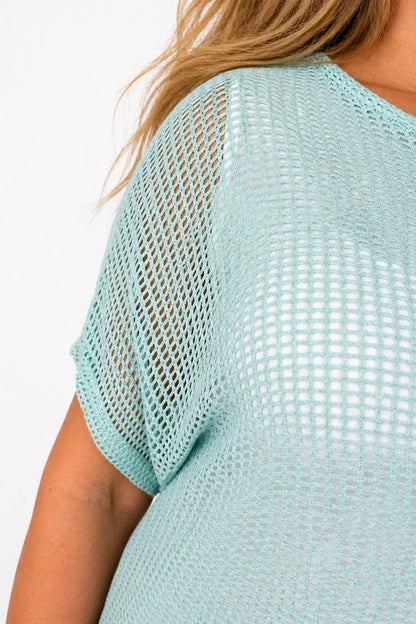 Cotton Two In One Imogen Crochet - Fresh Mint