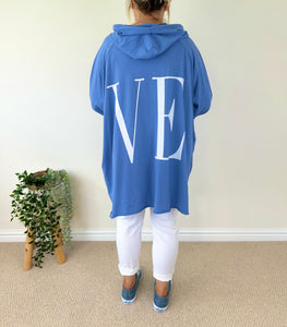 Pure Cotton LOVE Hooded Top SS24