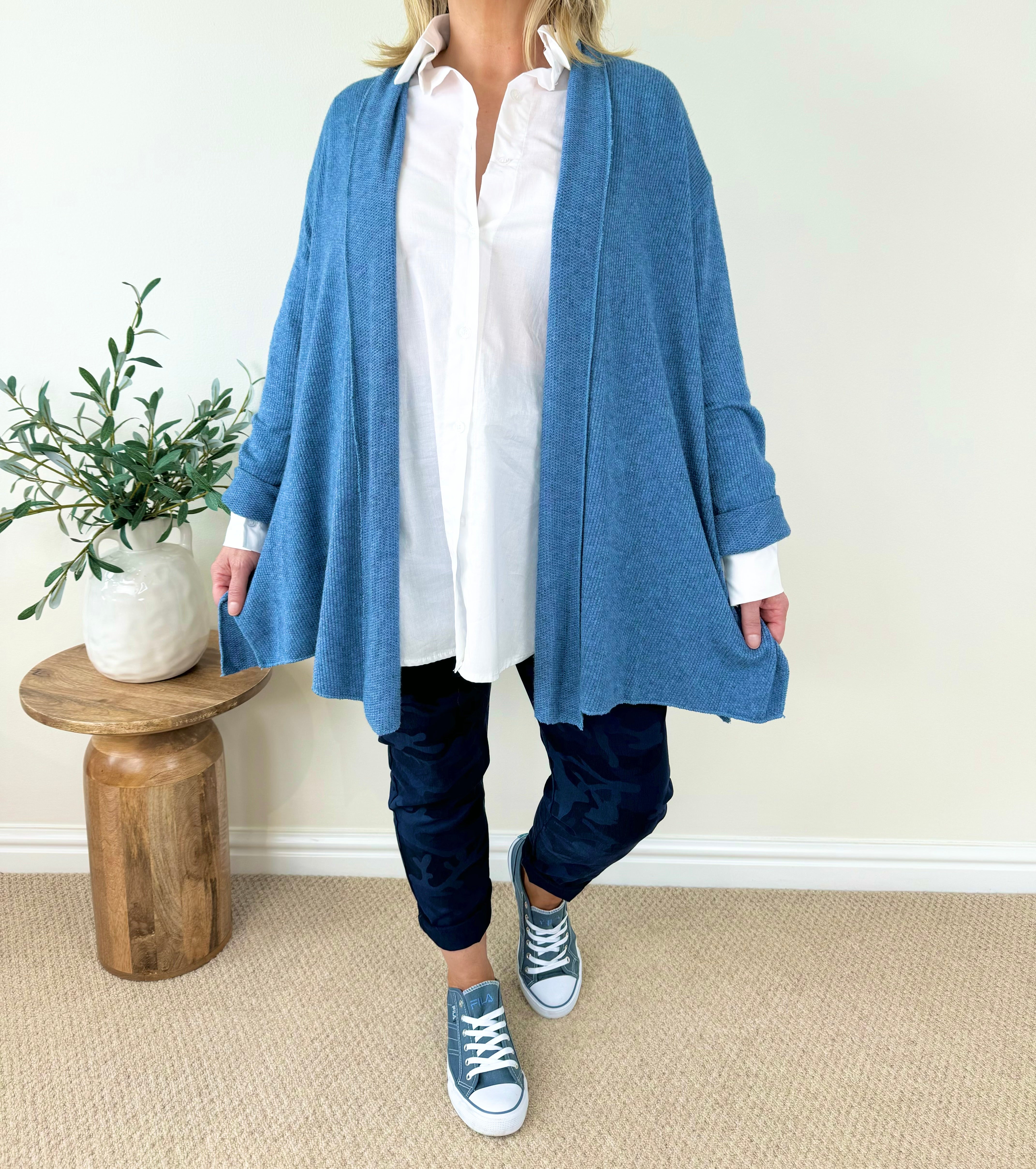 Fine Knit Allegra Open Cardigan AW24