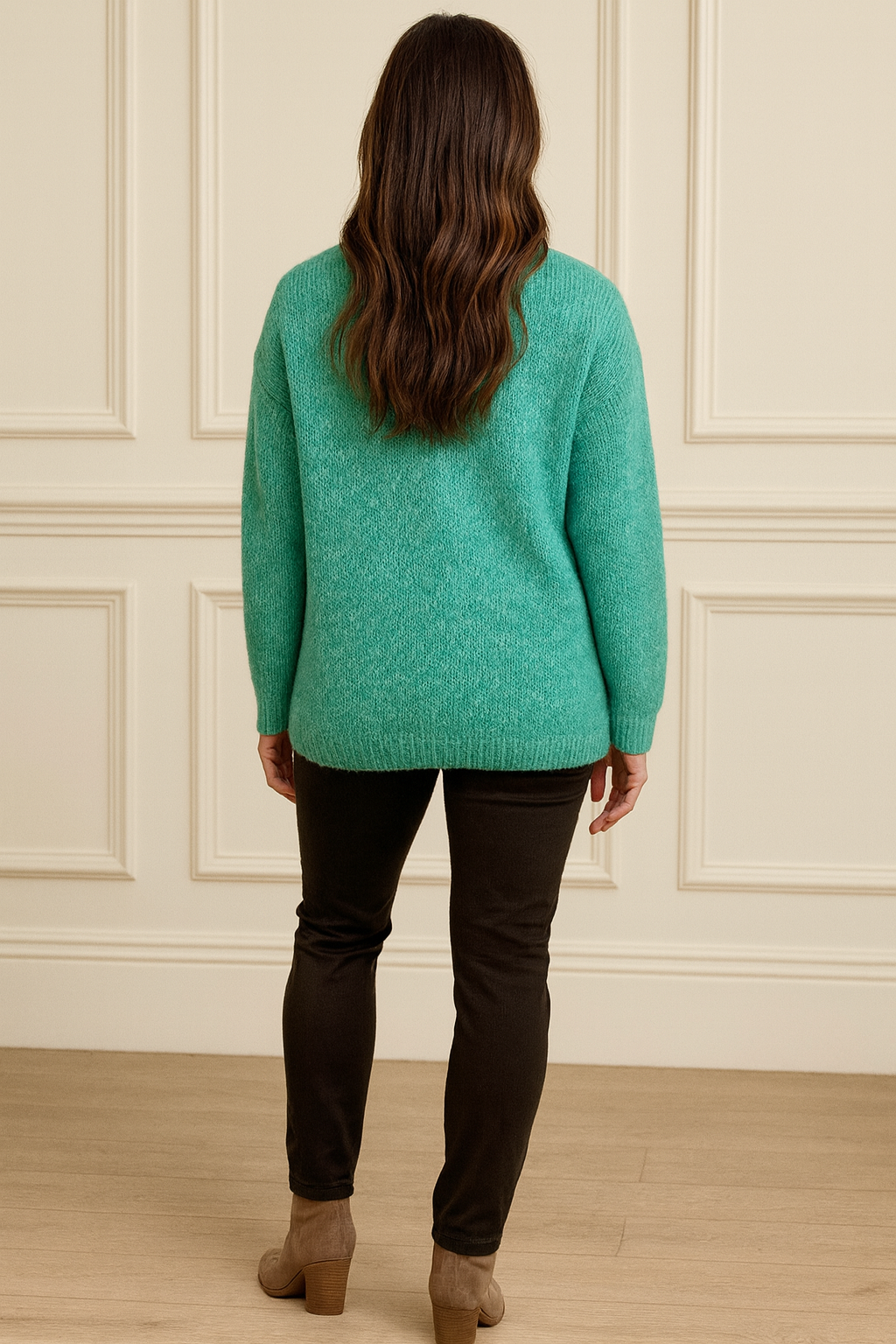 Luxury Knit Olivia Jumper - Mint
