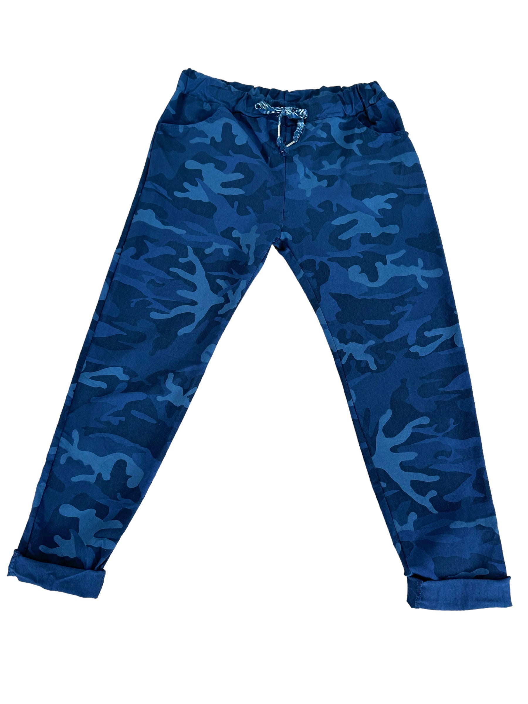 Camo Magic Pants - Navy