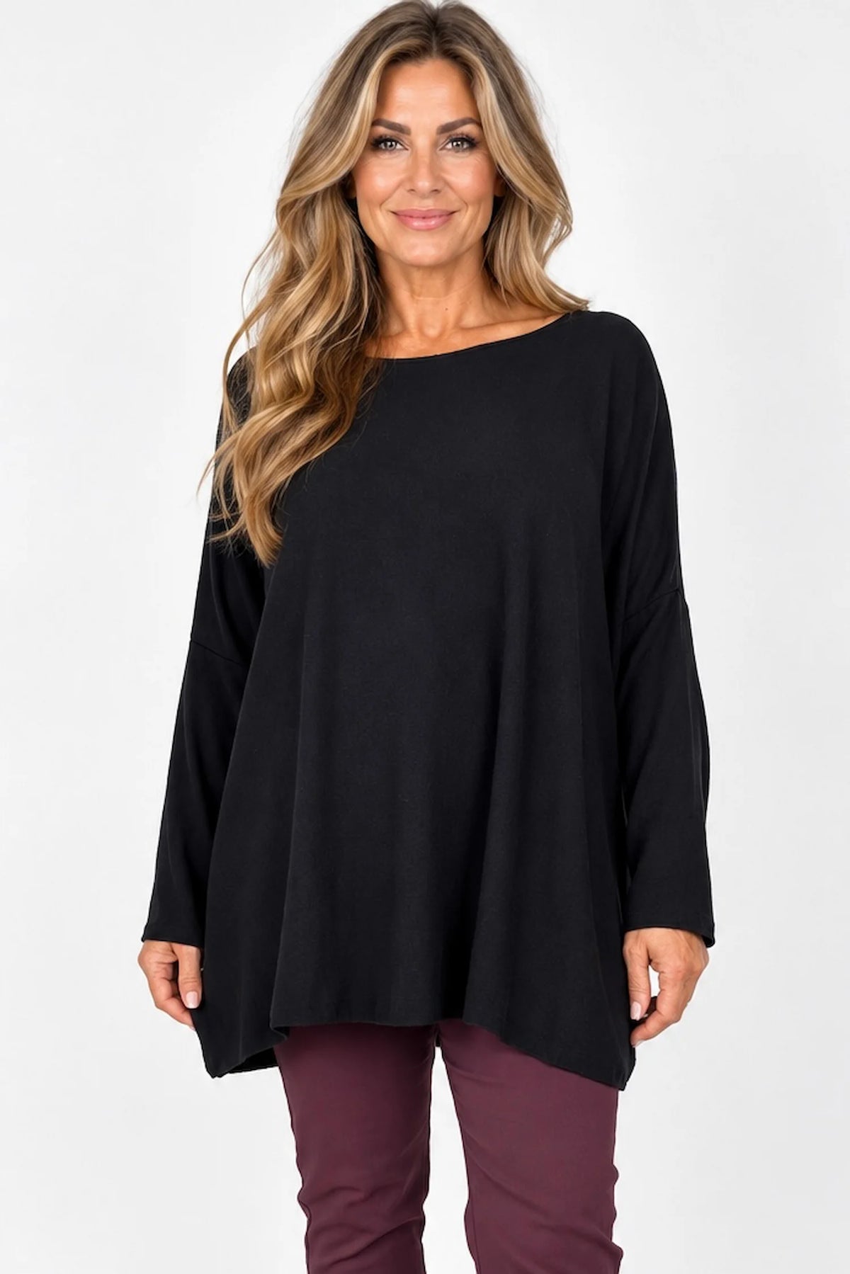 Soft Knit Tuscany Top - Black