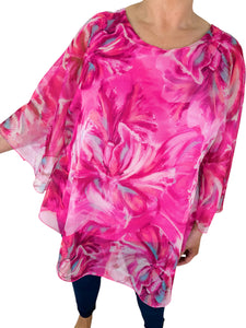 Fully Lined Lilliana Chiffon - Cerys Pink
