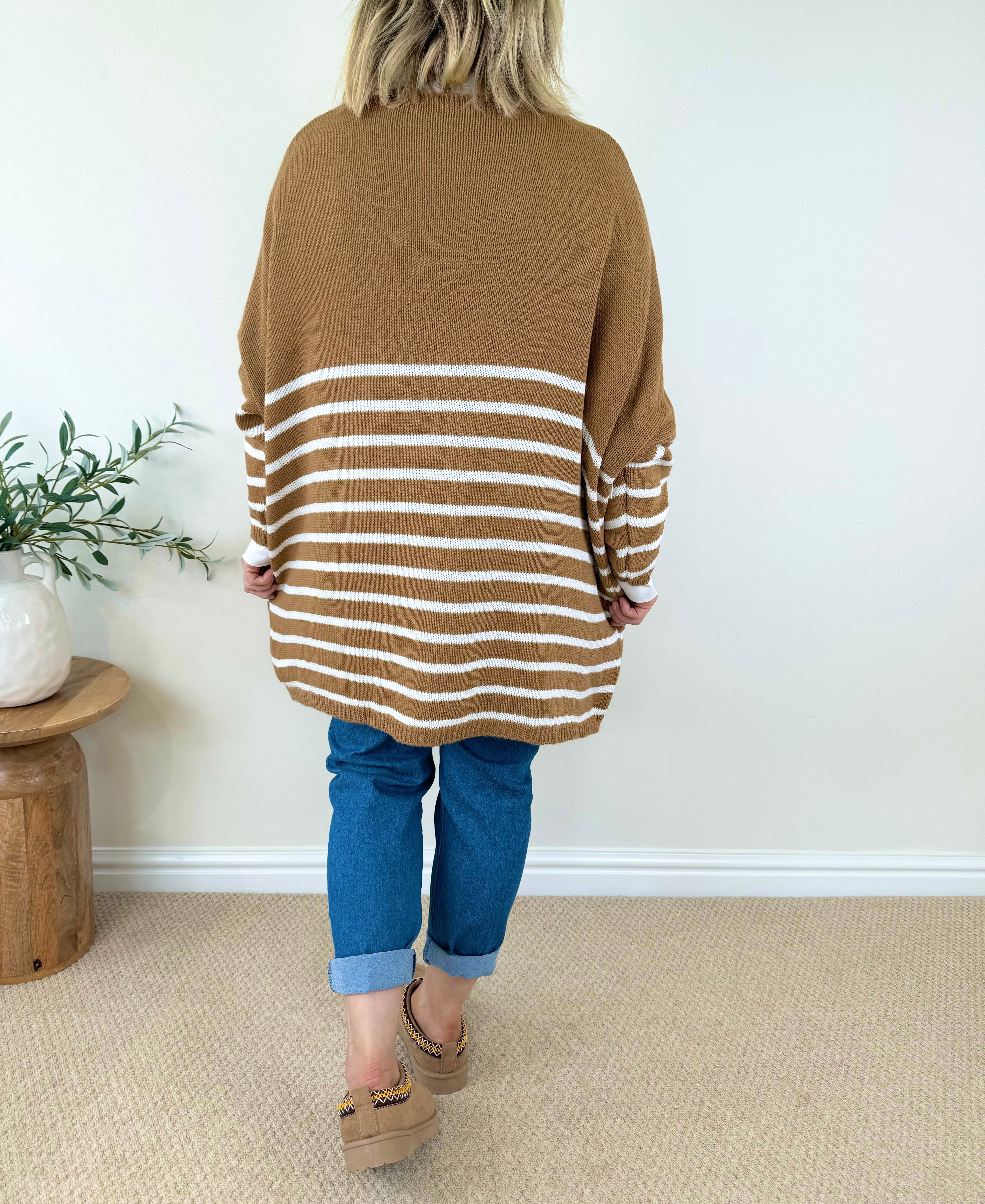 Striped Diana Cosy Knit Jumper AW24