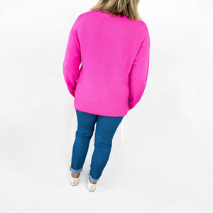 Soft Knit Spring Venice Jumper - Cerys Pink