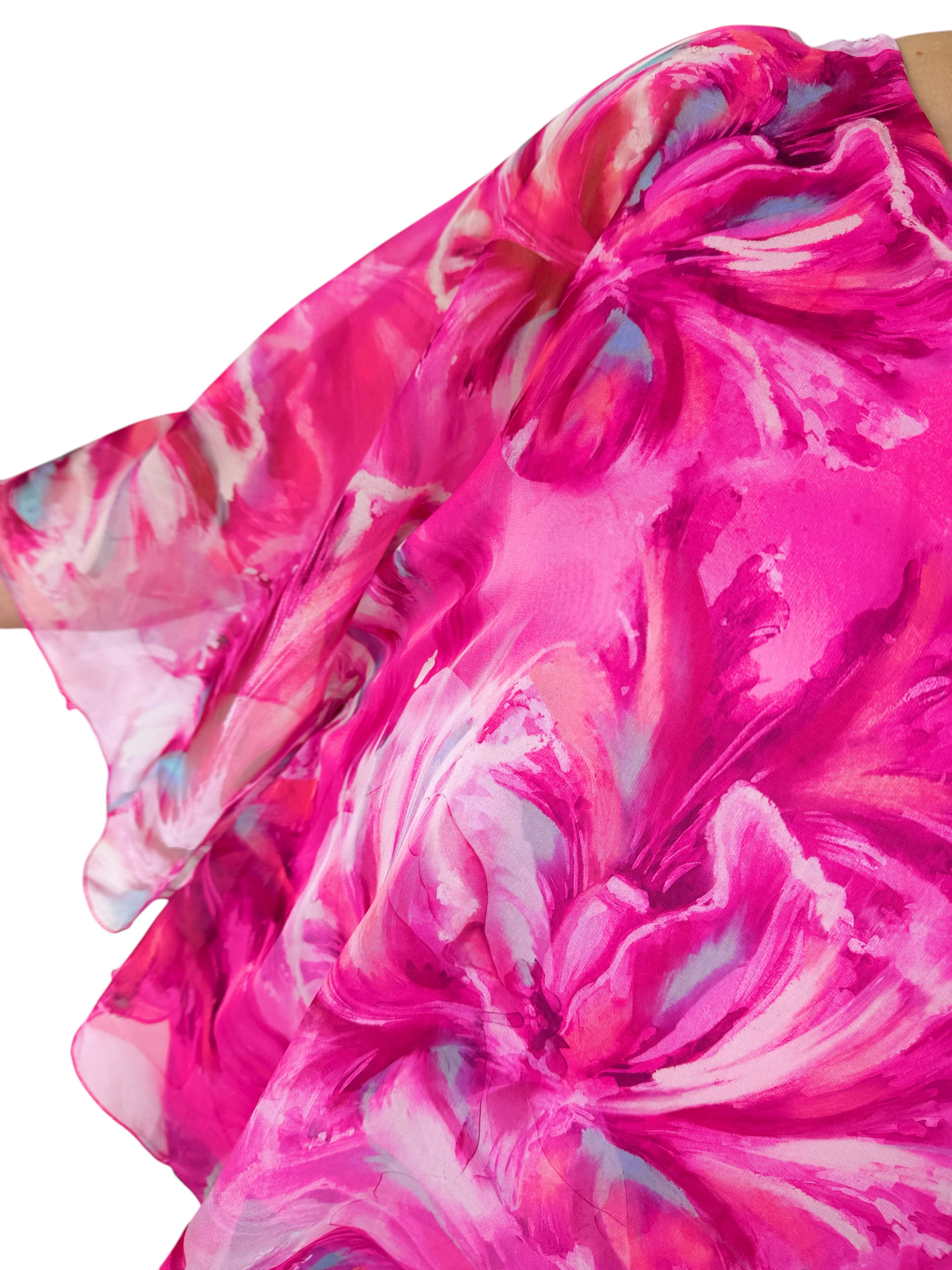 Fully Lined Lilliana Chiffon - Cerys Pink