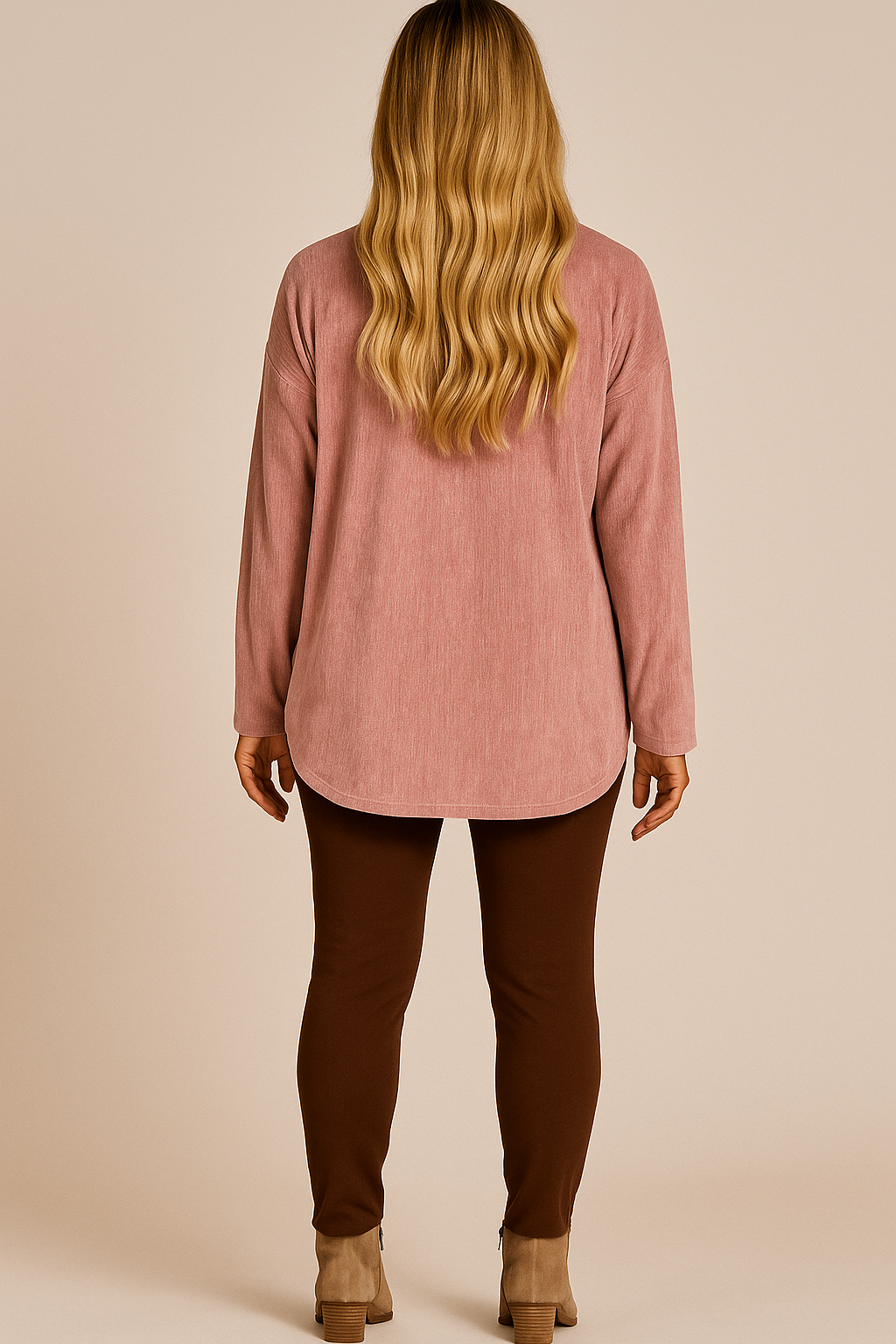 Deluxe Soft Diamanté Detail Roxanne Top - Fleck Pink